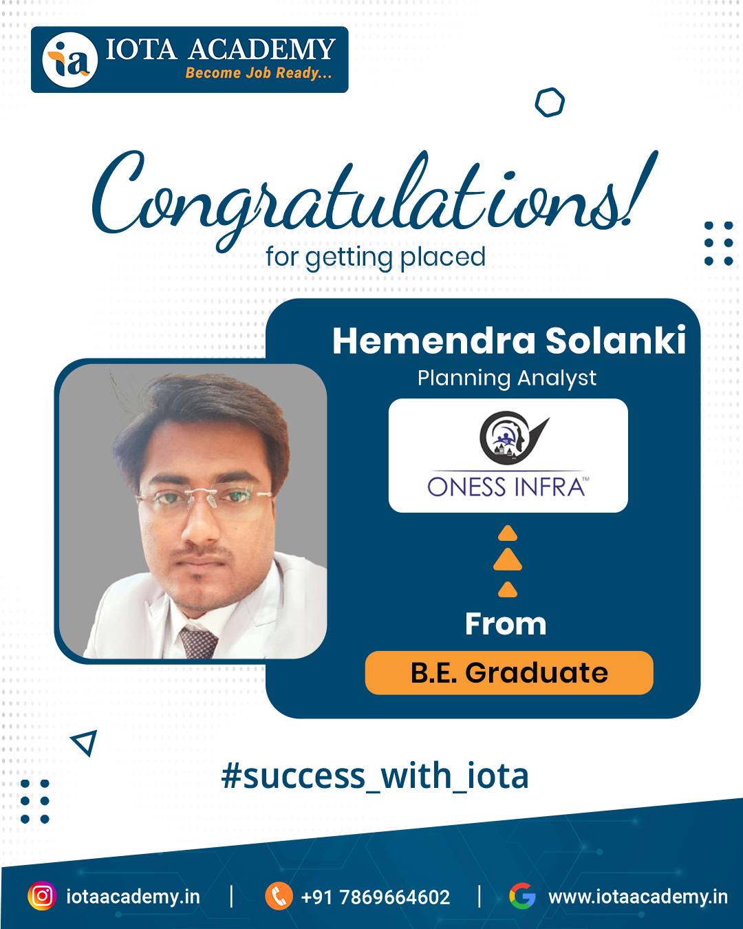 IOTA Verified Placement Record 30