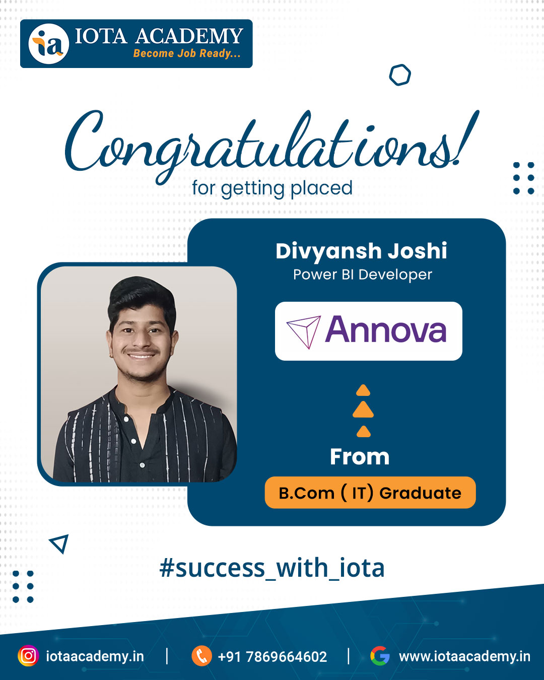 IOTA Verified Placement Record 8